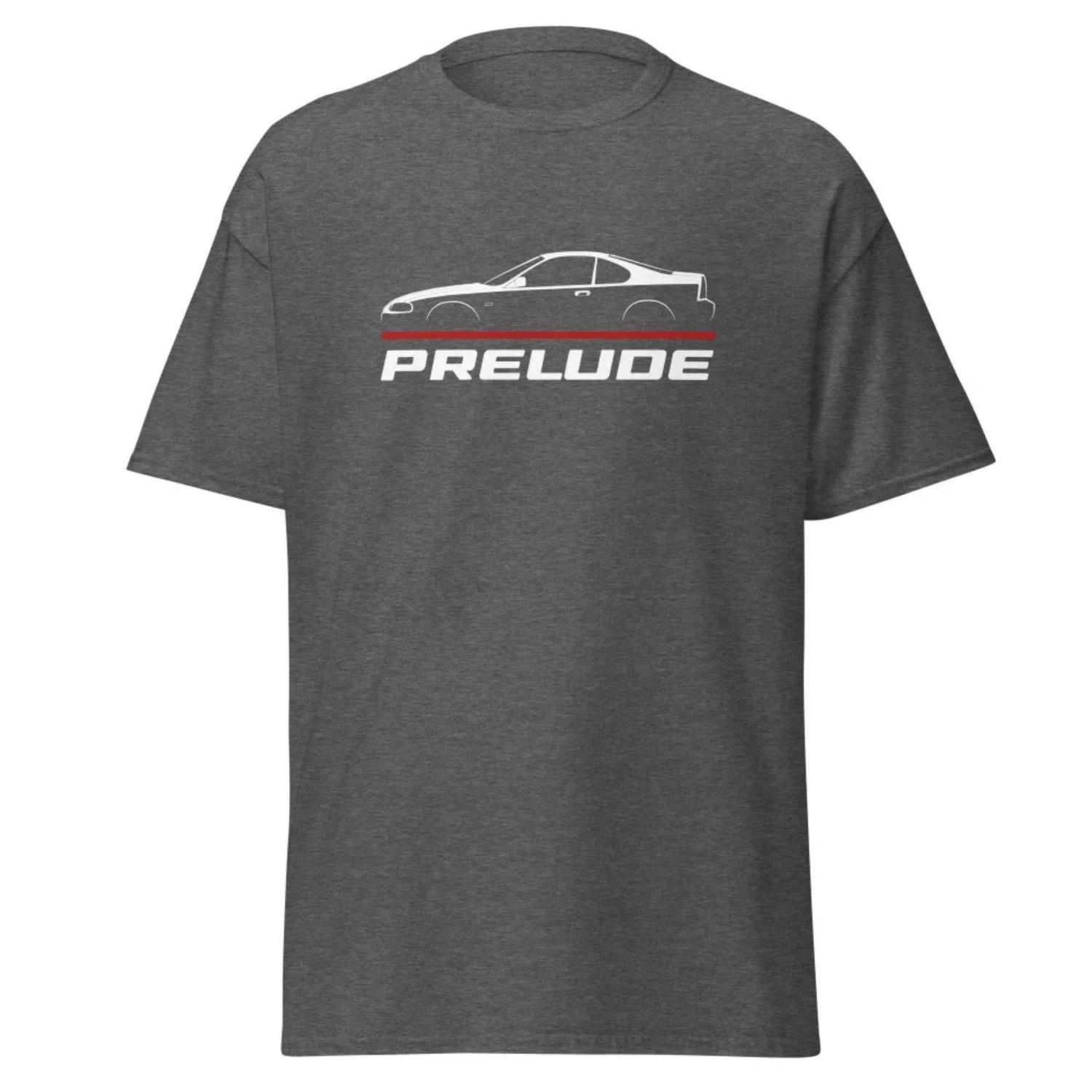 

Honda Men s and Women s T-shirt Summer Tee Honda Prelude 1991-1996 Car Short-sleeved Spring and Autumn Motorcycle Cycling Top S чёрный