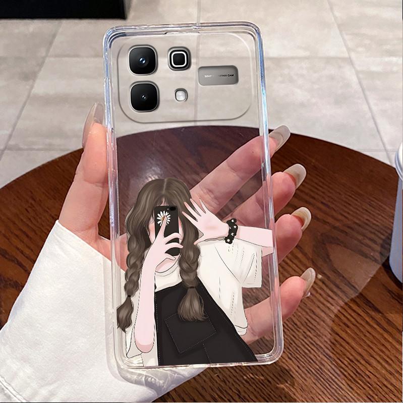 Case For Infinix Note 60 Pro Note60 5G Casing X6879 X6878 Luxury Cute Love Rabbit Funny Clear Slim Soft TPU Silicone Phone Case
