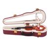 Violin Music Box Small Classical Elegant Art Violin Music Box Toy with Rotating Dancing Girl for