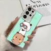 Bubu Dudu Cartoon Cute Shockproof Phone Case for Samsung Galaxy S26 Edge S25 Ultra S24 FE S23 Plus S21 Cover Anti Fall Fundas