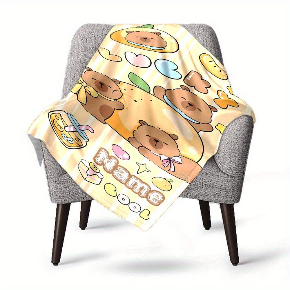Cute Bear Home Blankets Comfortable Soft Lightweight Multiseasonal Blanket For Picnics Sofas Offices Beds Living Rooms Perfect Gift For Friends And