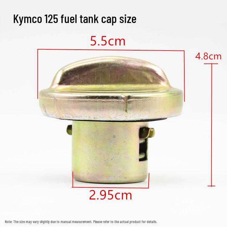 Tri-Wheel Motorcycle Fuel Cap Lock for AX100, Jinbiao, WY125, Kymco CBT, Dayang, Jog Lingying, and JH70 Models.