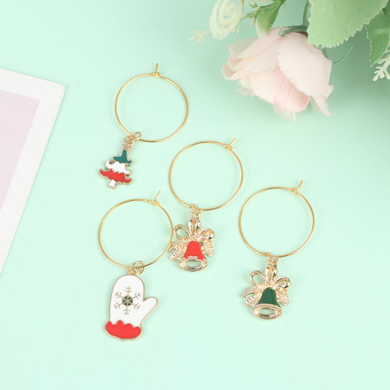 Christmas Wine Glass Charms With 20 Assorted Cute Designs And Storage Bag Perfect For Christmas Party Family Dinner