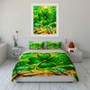 Lucky Clover Decorative Set Bedding Set with 1 Duvet Cover 2 Pillowcases Single Double King Queen Gift