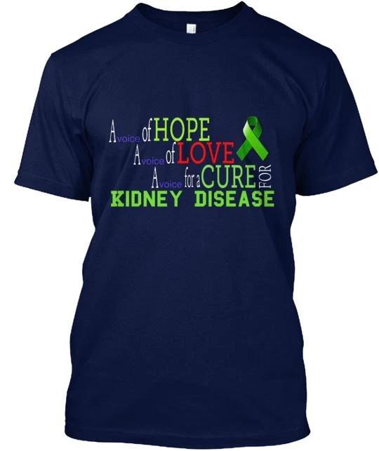 Kidney Disease Awareness TTshirt Made in the USA Size S to 5XL XL