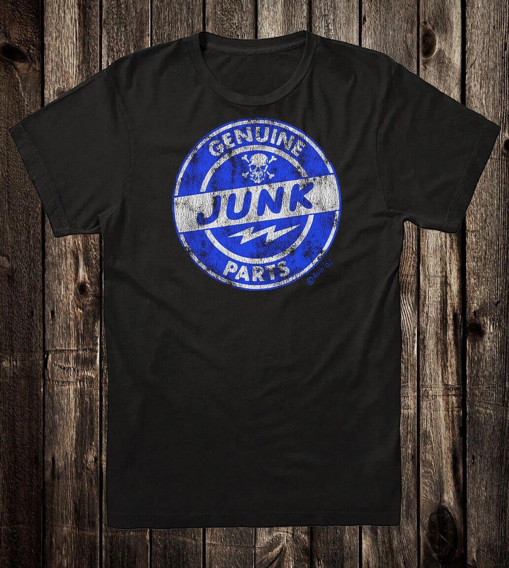 Retro Hot Rod Tee T Shirt Genuine Junk Parts Drag Race Racing Chopper Biker XL