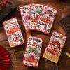 6Pcs/Set Blessing Red Pocket Cartoon Lucky Money Bags Cute Money Packet  New Year Decoration