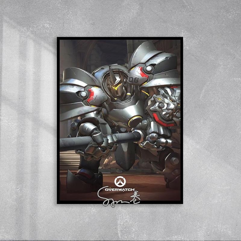 Overwatch Game Character Poster Canvas Printing Overwatch 3D Characters Wall Art Picture Video Game Wall Decor for Gaming Room