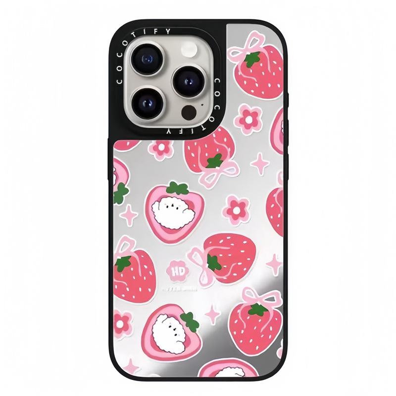 Cute Little Puppy for Apple 16pro Max for IPhone14Plus13 12 15 High-end Fashion Brand Mirror