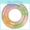 Stylish Ins Style Swim Ring For Adults With Sparkling Sequins And Ink Painting Design