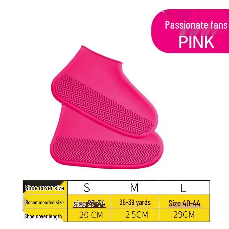 Unisex Non-Slip Waterproof Silicone Shoe Covers: Rainproof, Stain-Resistant, Wear-Resistant for Outdoor Use