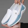 New Men Leather Casual Shoes Spring Comfortable Flat Leisure Shoes Fashion Slip-on Loafers Big Size