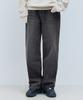 FILLUMINATE Wide Tapered Denim Pants - Black