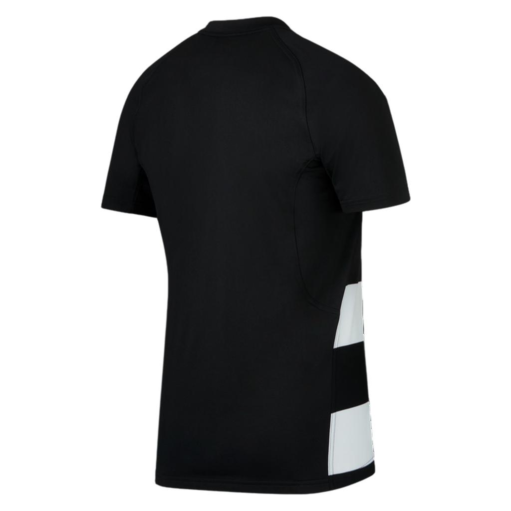 Nike Mens Contrast Striped Crew Neck Raglan Rugby T-Shirt