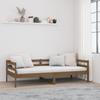 Daybed in Honey Brown 90 x 190 cm Solid Pine Wood