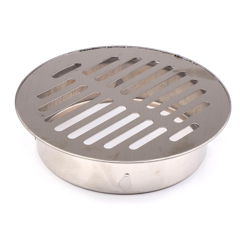 Floor Drain 50/70/110/150MM Stainless Steel Balcony Drainage Roof Round Floor Drain Cover Rain Pipe Cap Drain Pipe Floor Drain