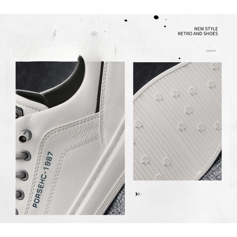 Men's Shoes, Casual Leather Shoes, Korean Version of The Trend of The Hundred Sports Tide Shoes, Men's Small White Board Shoes