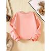 Kids Sweatshirt Creative Letter Pattern Fashion Casual Crew Neck Sweatshirt for Daily Party Vacation Gift
