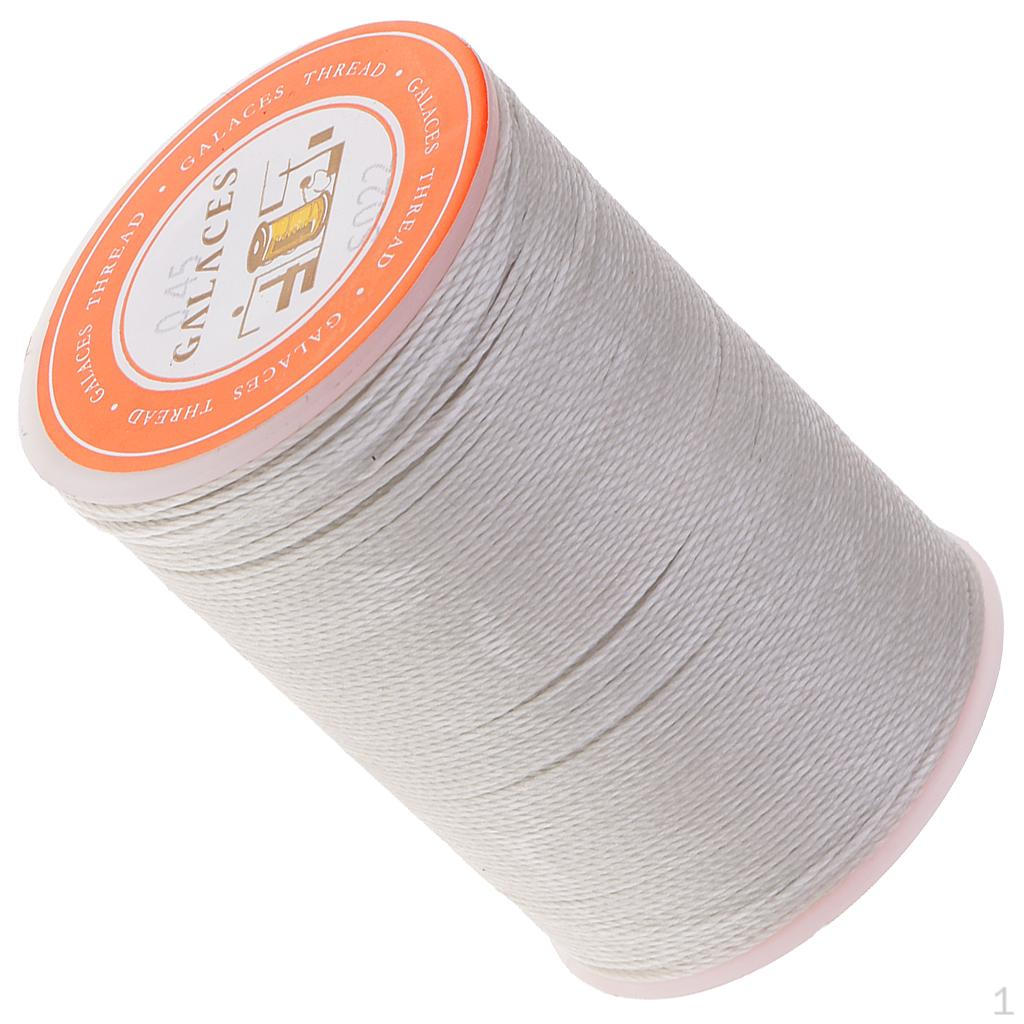 0,45mm Sewing Thread Leather Waxed Flat For Shoes Luggage,