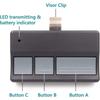 2 Pack Garage Door Remote Control Garage Door Opener Plastic Remote Suitable for Various Models with Secure Coding