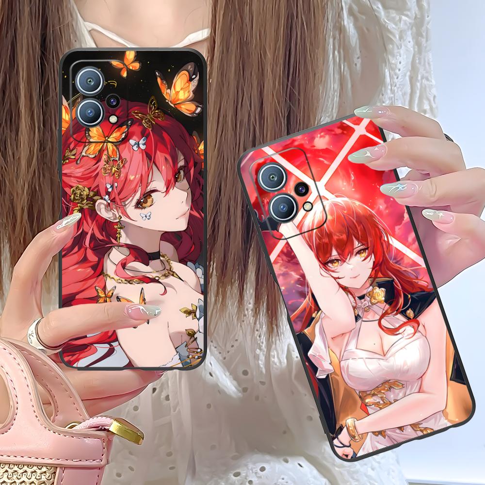 HSR Himeko Matte TPU Mobile Phone Case for Huawei P60 P50 P40 P30 P20 P10 P9 P8 Pro Lite Plus Colorful Printing Cover