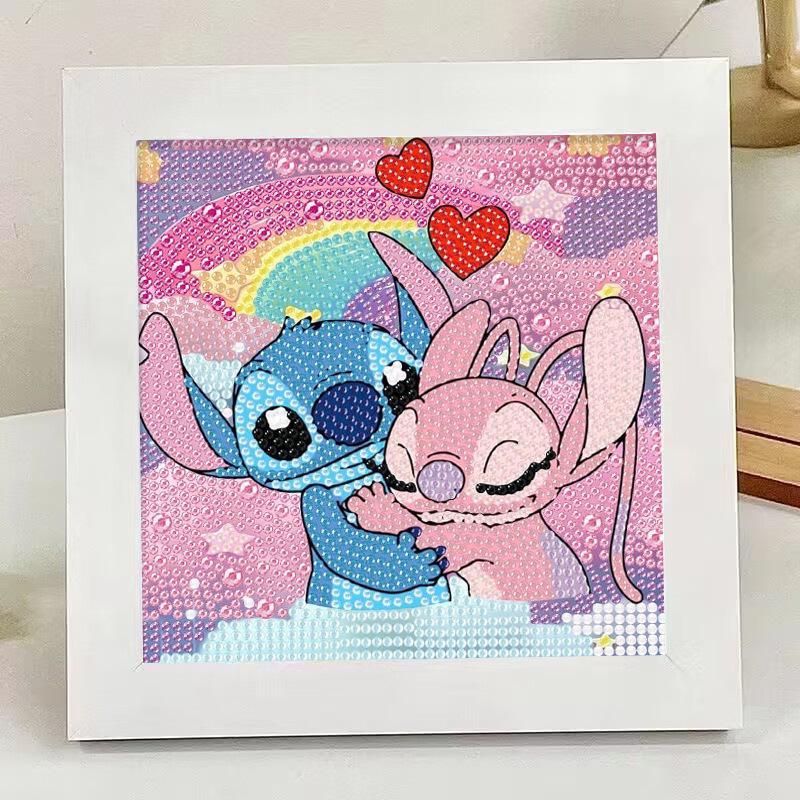 Kids Rhinestone Diamond Painting Kit with Frame – DIY Sticker Art Gift