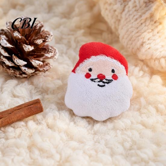 Cat Toys with Catnip Christmas Plush Toys, Reindeer Gingerbread Santa Stuffed Animal, Interactive Holiday Toy for Kittens, Pet Gift Play And
