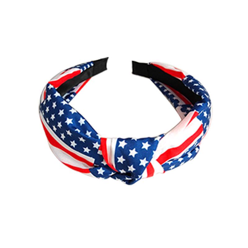Bohemian Style Wide Knotted Fabric Headband for Women