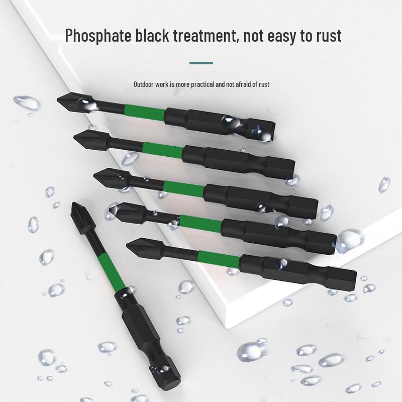 High Hardness S2 Magnetic Impact-Resistant Non-Slip Phillips Screwdriver Bit for Electric Drills
