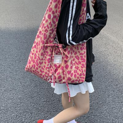 Borsa sottospalla stile pigro Borsa tote Stampa a pois Doppio pane