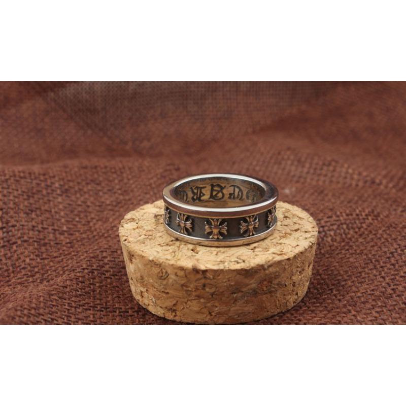 Fashionable Cross Army Flower Men's Retro Men's Ring