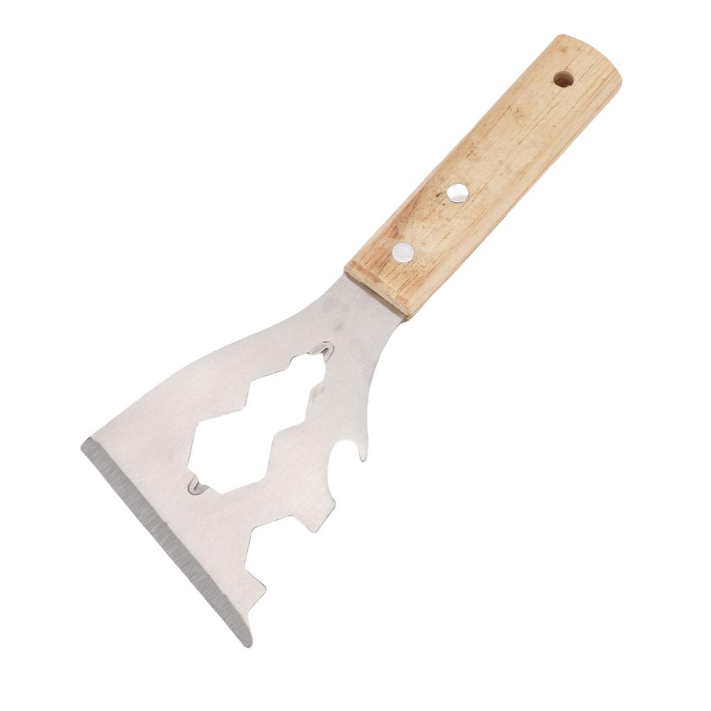 Paint Scraper 10 In 1 Design Multifunctional Ergonomic Wooden Handle Portable Metal Painting Scraper