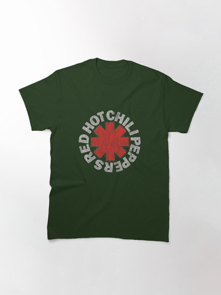 Red Hot Chili Peppers zwart rood heet Essentieel Klassiek T-shirt