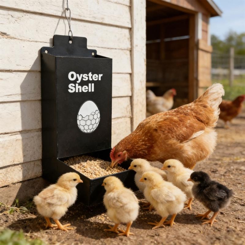 Pack Of 2 Metal Meal Dispensers For Poultry And Birds Durable Chicken Supply With 1.3L Capacity Each Perfect For Backyard Flocks