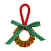 Süße saisonale Partygeschenke Handgefertigter Pfeifenreiniger Weihnachtsdekoration, Fertige Chenille-Stiele Kranz Bastelarbeiten Baumschmuck mit Tannenzapfen und