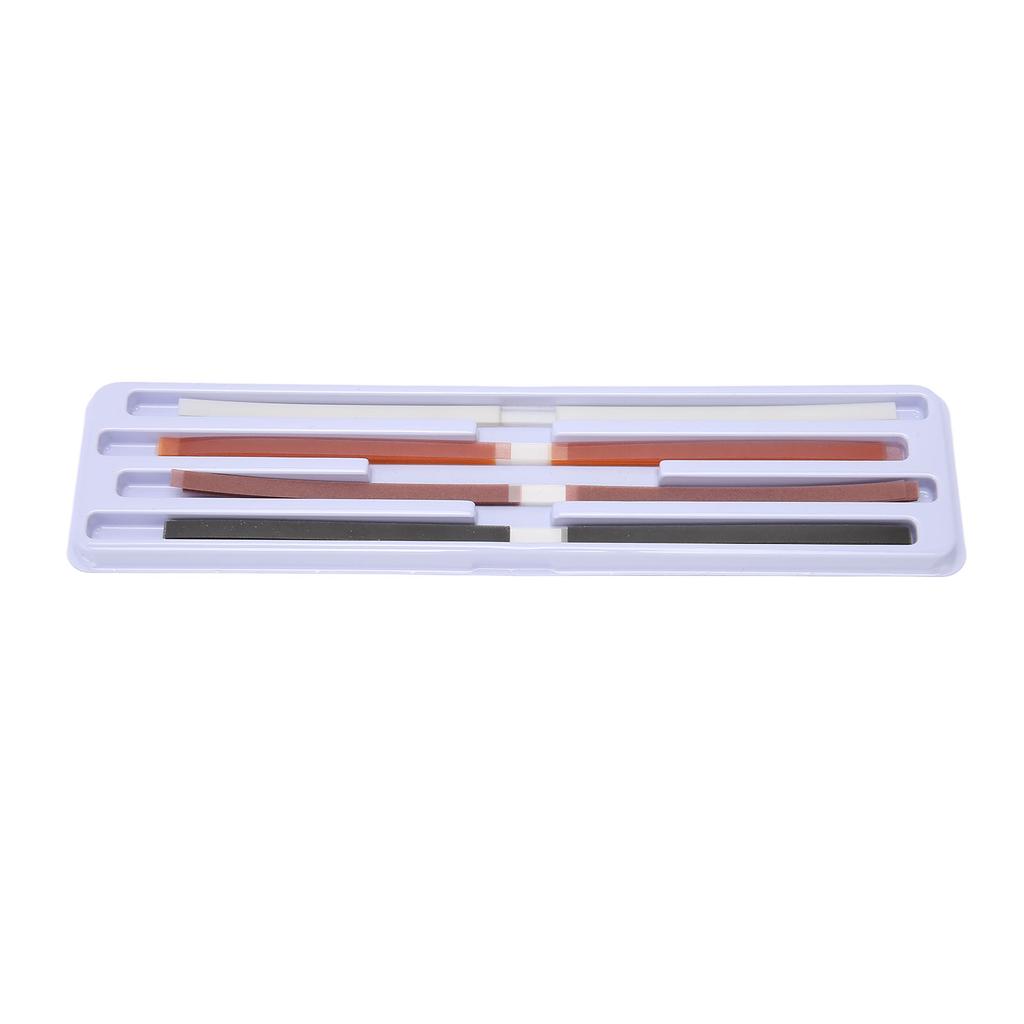60pz Strisce Abrasive per Lucidatura Dentale Double Sides 4 Colori Strisce Abrasive per Gioielli