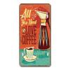 Coffee Licenses Vintage Metal Tin Signs Retro Plate Coffee Time Posters Plaques for Cafe Kitchen Living Room Home Wall Art Decor