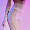 Damenstrümpfe Aurora Öl Glänzend Nahtlos Strumpfhosen Spitze Hoher Bund Damenstrickwaren Glatt Seide Sexy Strumpfhosen Schrittlos Dessous
