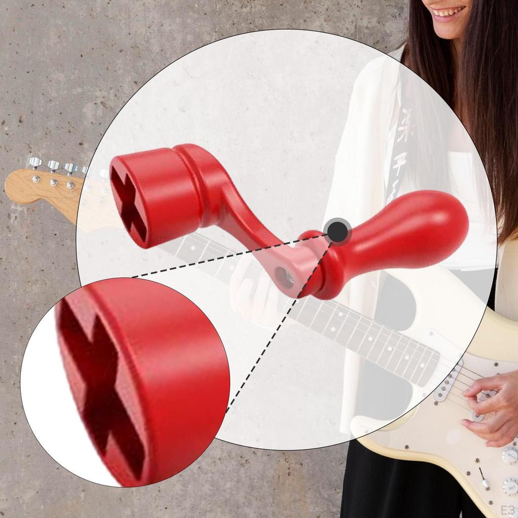 Guitar String Winder - Ergonomic Professional Tuning, Maintenance, And Repair Tool for Ukuleles