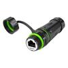 Professioneller Wasserdichter RJ45-Kuppler, RJ45 Ethernet-Verbindung, Schnelle Installationen, Perfekt für Feuchte und Staubige Bedingungen, Zubehör