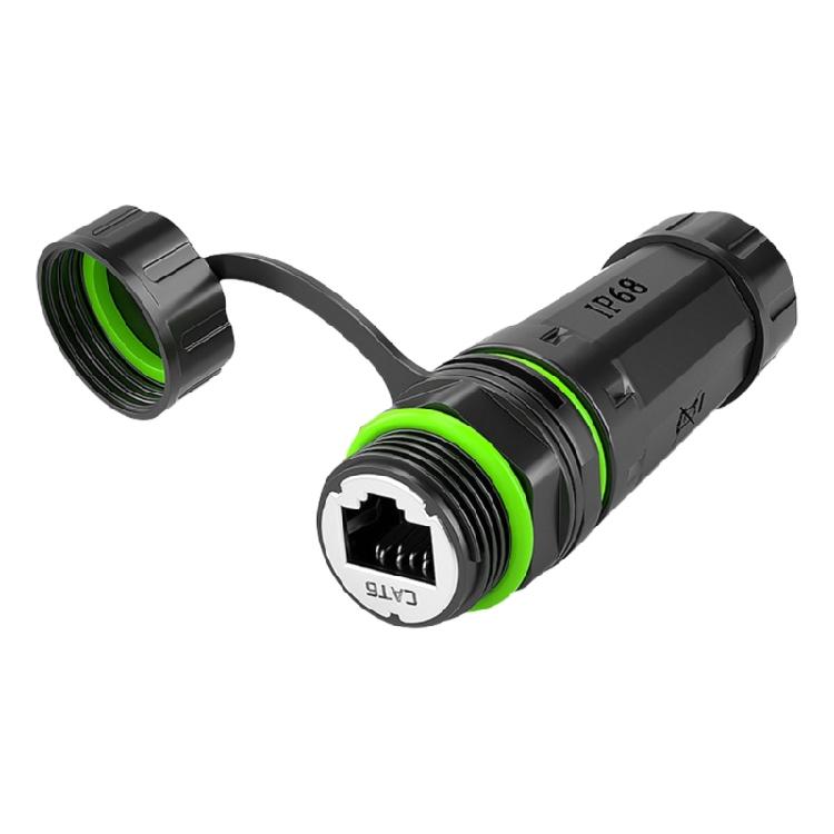 Professioneller Wasserdichter RJ45-Kuppler, RJ45 Ethernet-Verbindung, Schnelle Installationen, Perfekt für Feuchte und Staubige Bedingungen, Zubehör