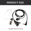 Air Tube Earpiece Headset Replacement Headphone for 1s Talkies 3.5mm PTT Earpiece Radio Accessories