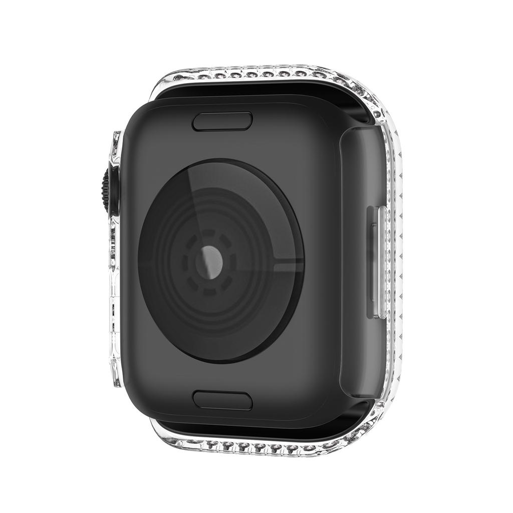 Gebohrte Schutzhülle für Serie 7, 45 mm Rahmen, PC-Gehäuse, Stoßstangengehäuse für IWatch 7 Zubehör