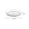 D5 New 360° Rotating Transparent Tray Shelf Desktop Spice Storage Box Base Storage Bin Home Kitchen Makeup Organizer Accessories