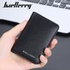 Slim Folding Wallet Men Soft Leather Card Wallets Mini Credit Card Holders Thin Card Purse Small Bags for Women Men Wallet