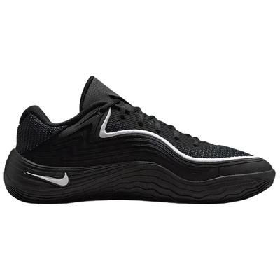 Nike Precision 8 Synthetic Leather Breathable Support Balance Rebound Grip Low Top Basketball Shoes Men's Black White IH1104-006