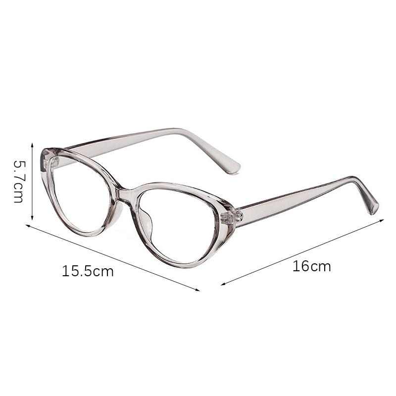 

Ultra Light Cat Eye Glasses Plain Eye Frames чёрный