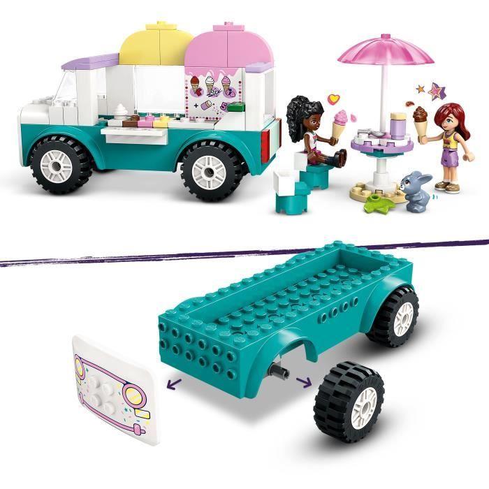 LEGO Friends 42644 Le camion de glaces de Heartlake City - Jeu de construction dès 4 ans