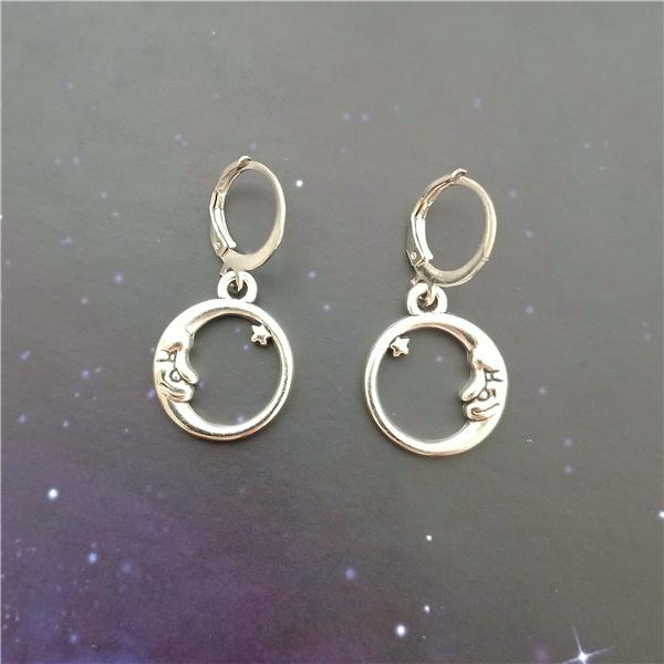 

Серьги «Луна и звезда», Маленькие серьги-кольца «Небесные»