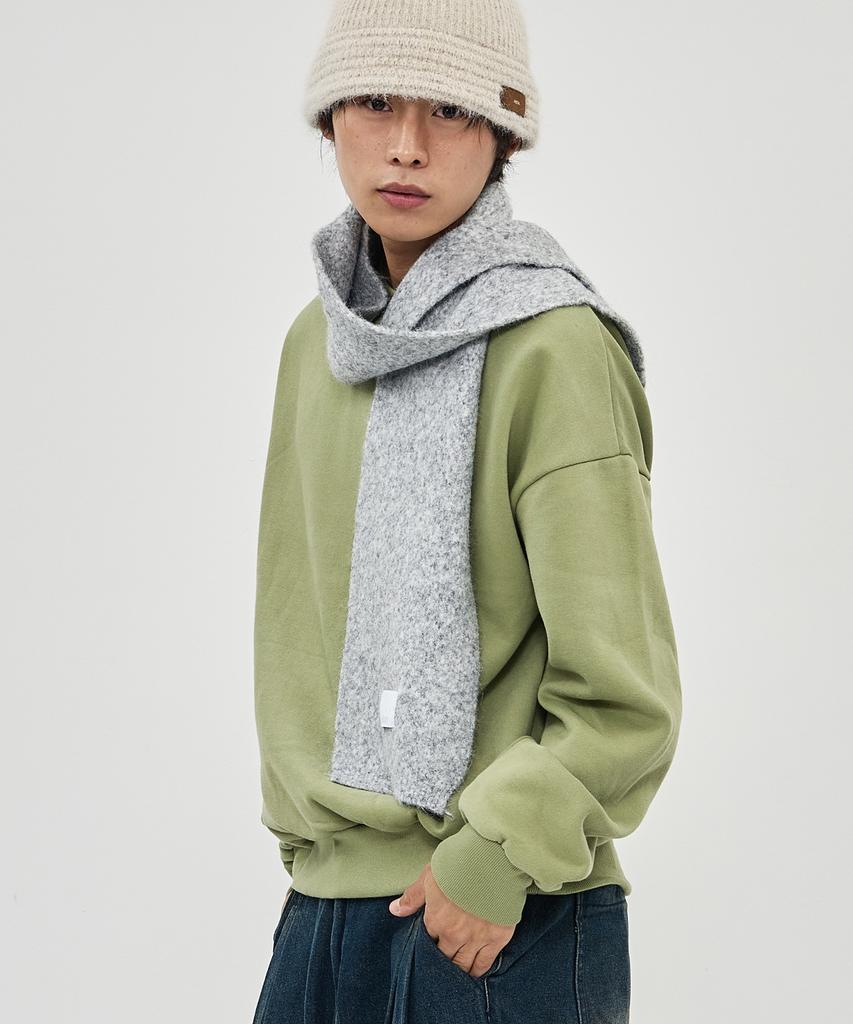 THE-ABON Day Sugar Knit Scarf Coral